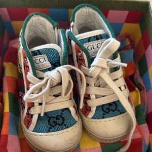 Gucci Toddler Multi Color High-Top Sneakers – EU 21